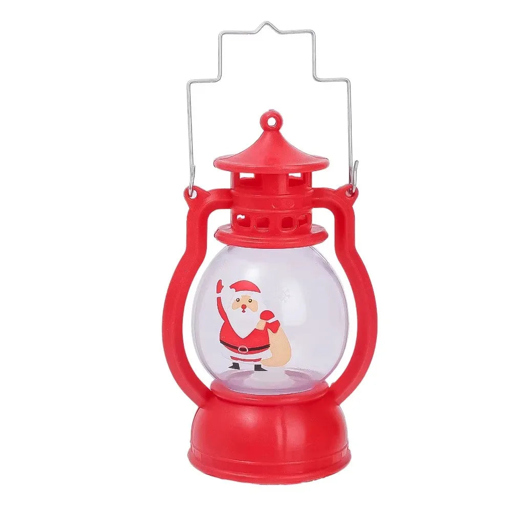 Christmas LED Lantern – Santa Claus Holiday Decoration