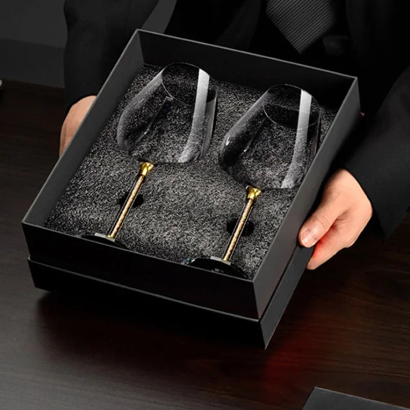 Luxury Crystal Wine Glass Set
