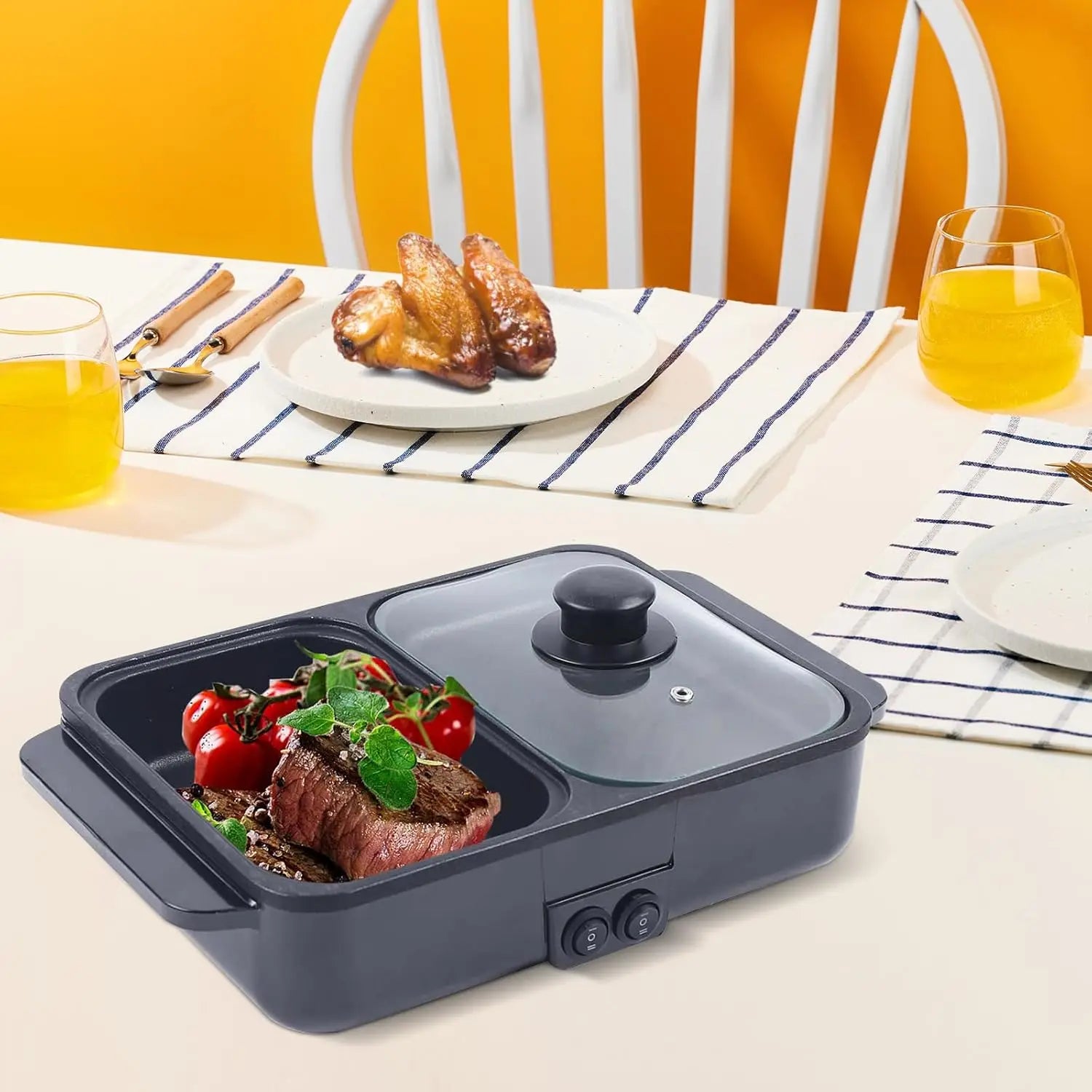 Electric Hot Pot and Frying Pan