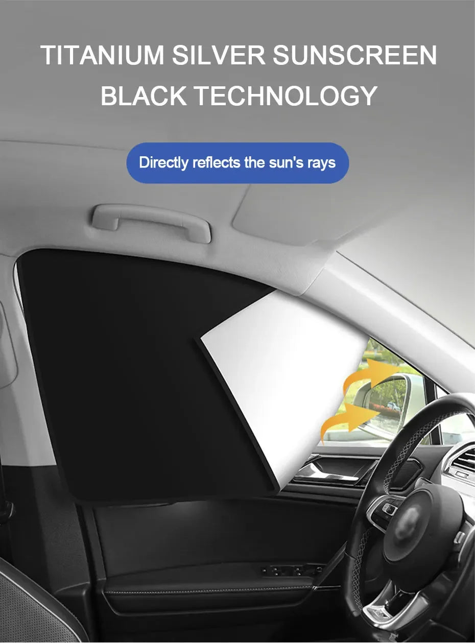 Magnetic Car Side Window Sun Shades