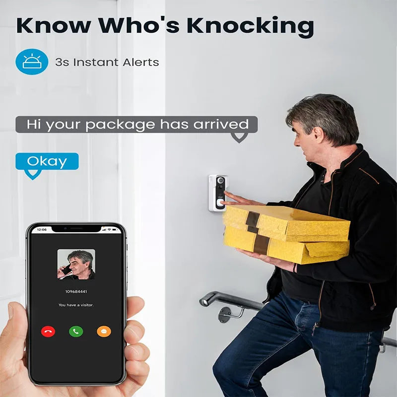 Video Doorbell Wireless Camera