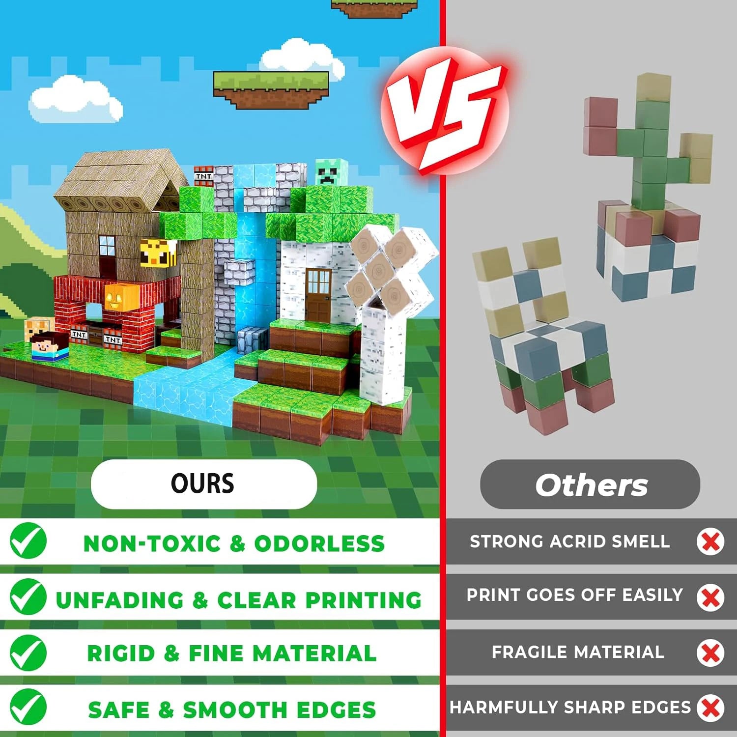 Magnetic Building Blocks Construction Set