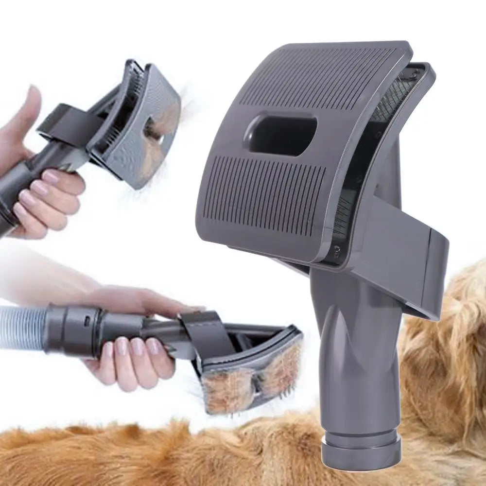 Pet Fur Vacuum Grooming Brush