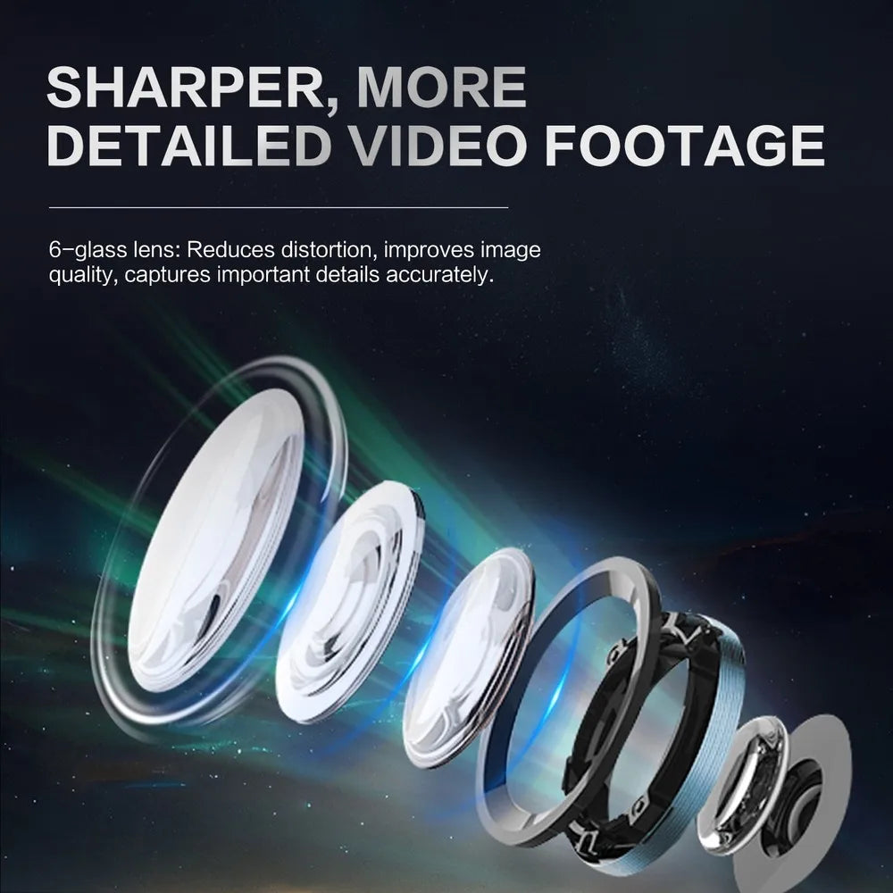 3-Channel 1080P Dash Cam for Cars