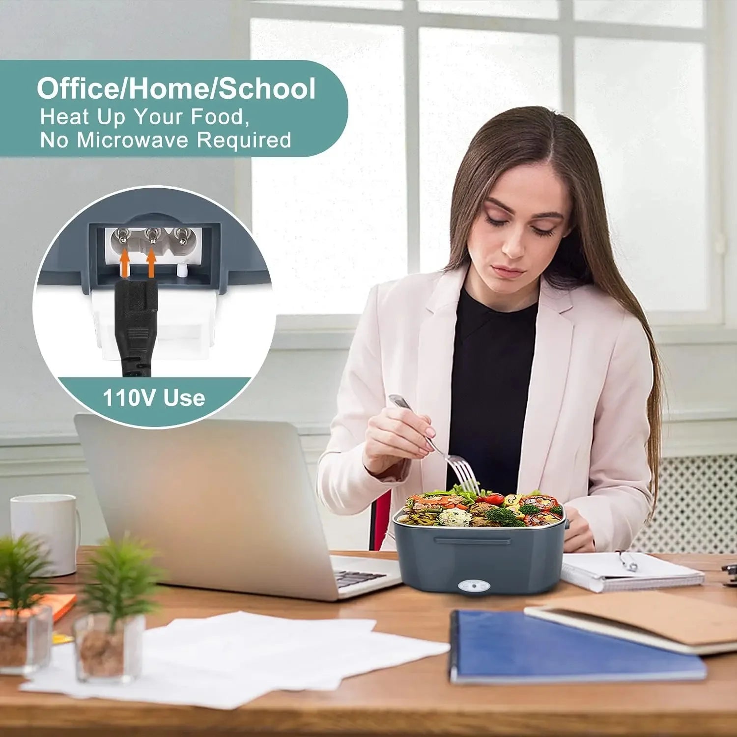 Portable Electric Lunch Box 1.5L