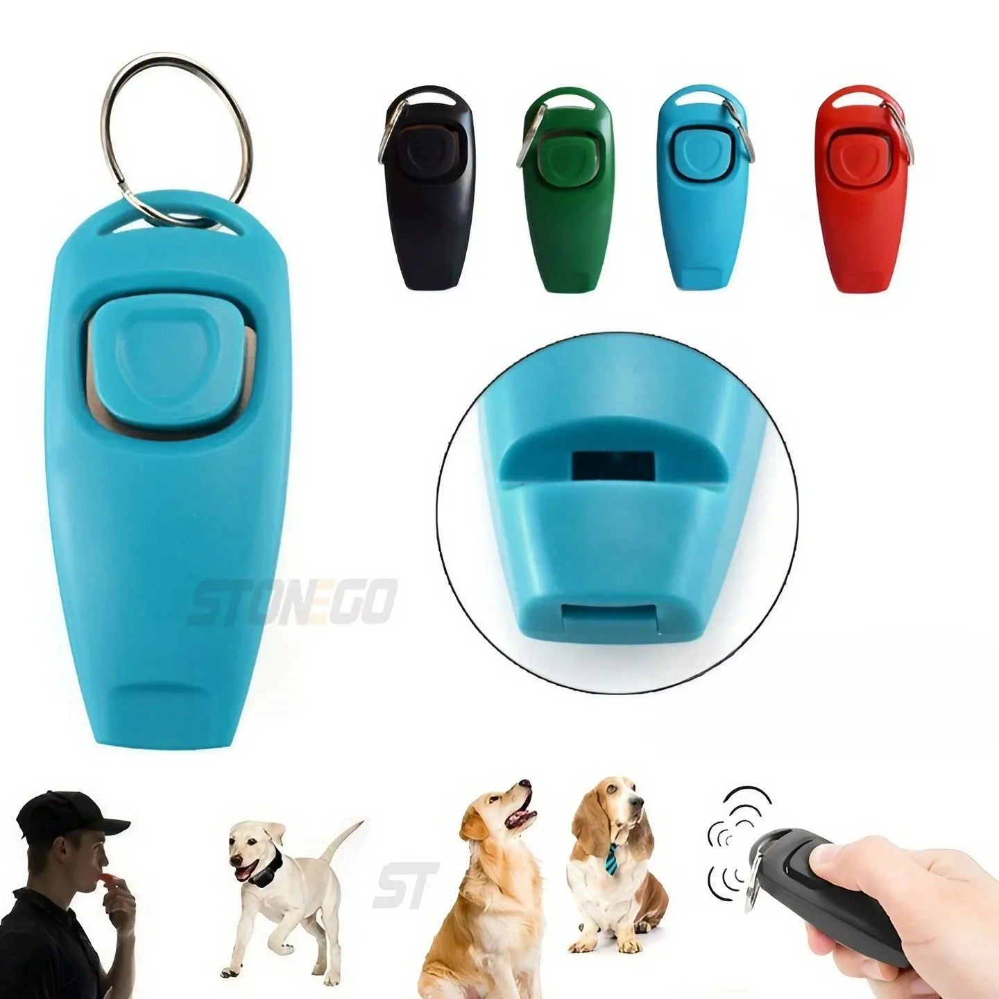 2-in-1 Dog Trainer Clicker