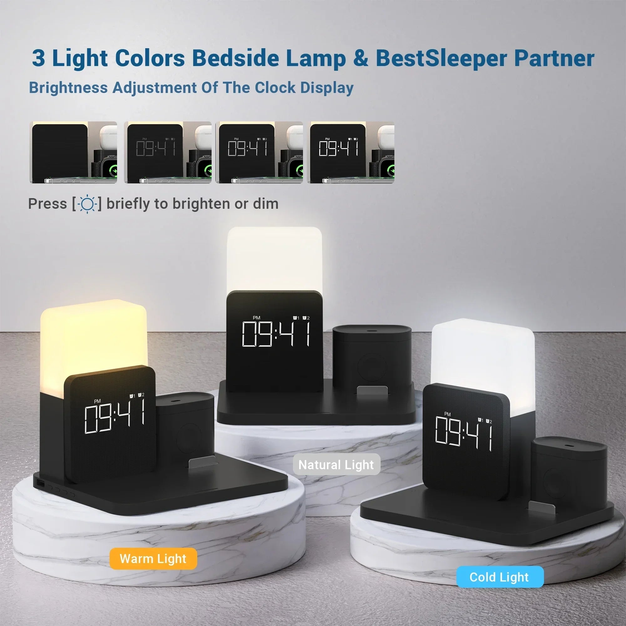 3-in-1 Fast Wireless Charger