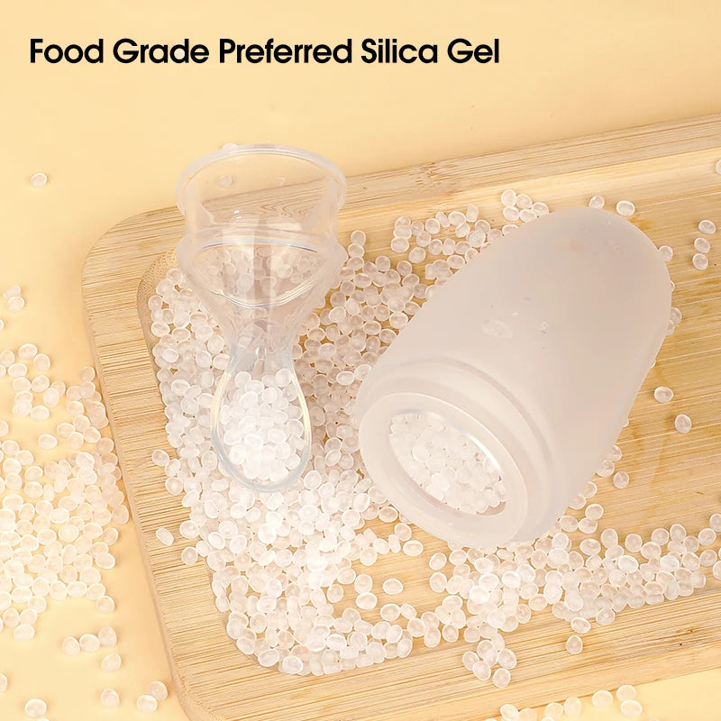 Silicone Baby Feeder with Dispensing Spoon