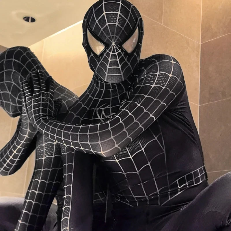 Anime Superhero Toby Black Venom Spider