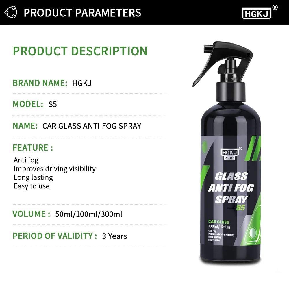 Car Anti-Fog Glass Coating Spray